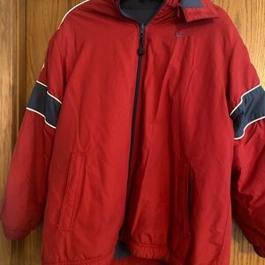 Nike Red and navy reversible Jacket